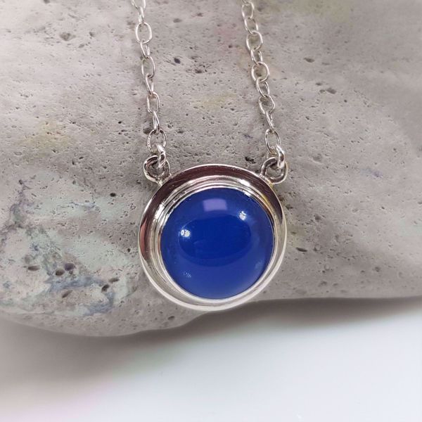 Picture of Blue agate pendant