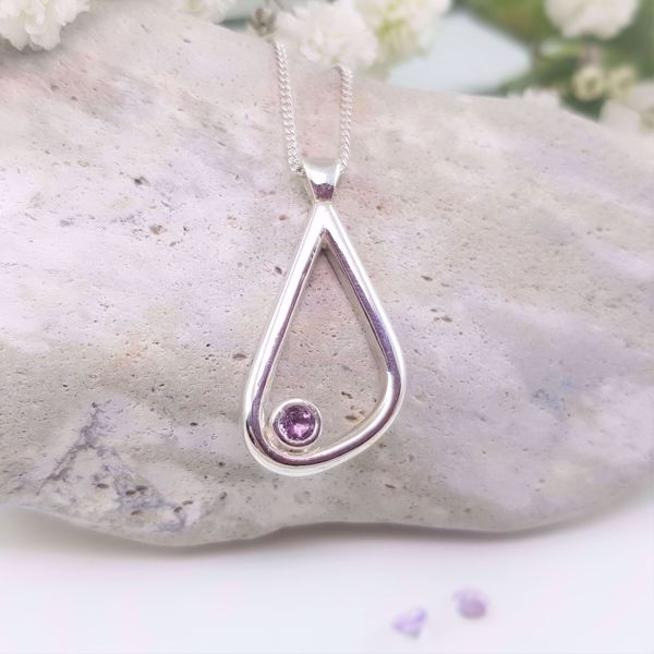 Picture of Asymmetric Amethyst Pendant