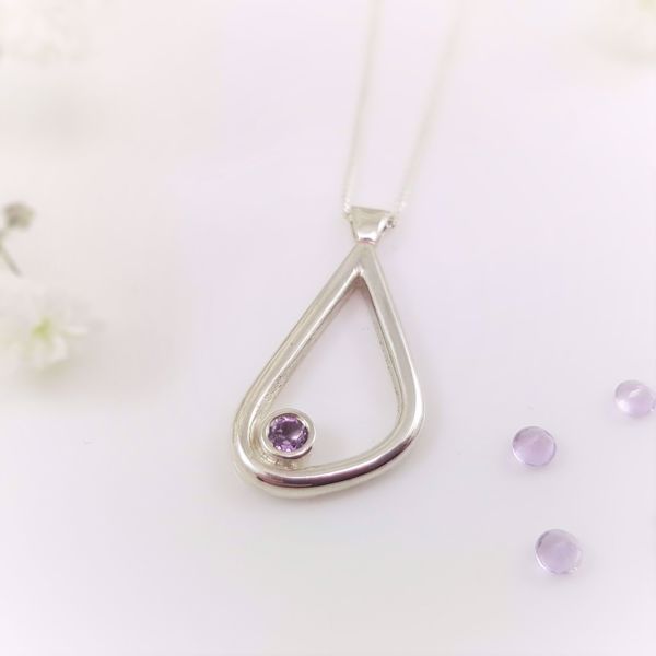 Picture of Asymmetric Amethyst Pendant