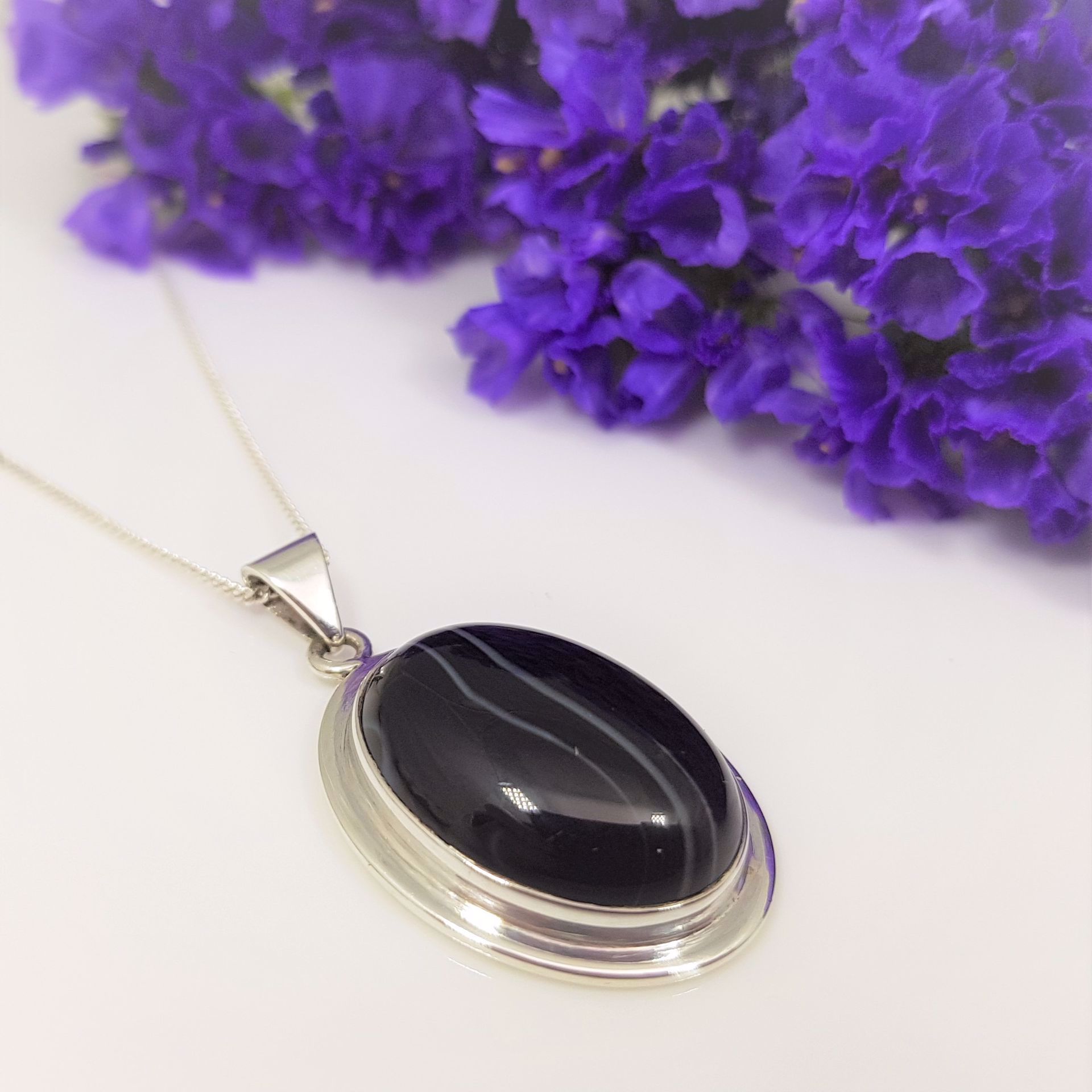 Black sales onyx medallion