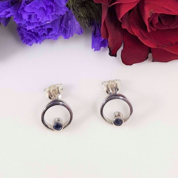 Picture of Sapphire ring earrings